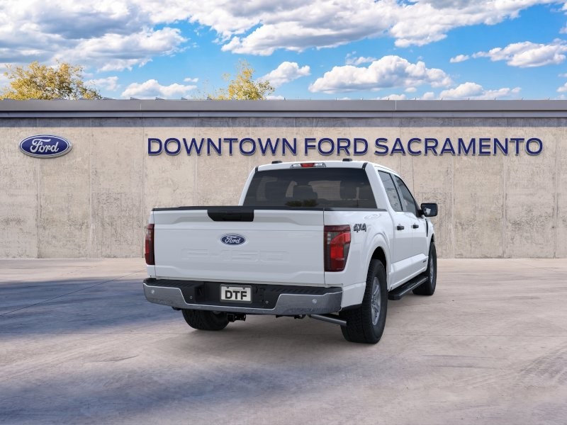 New 2026 Oxford White Ford 4X4 CREW XL HYB image 8