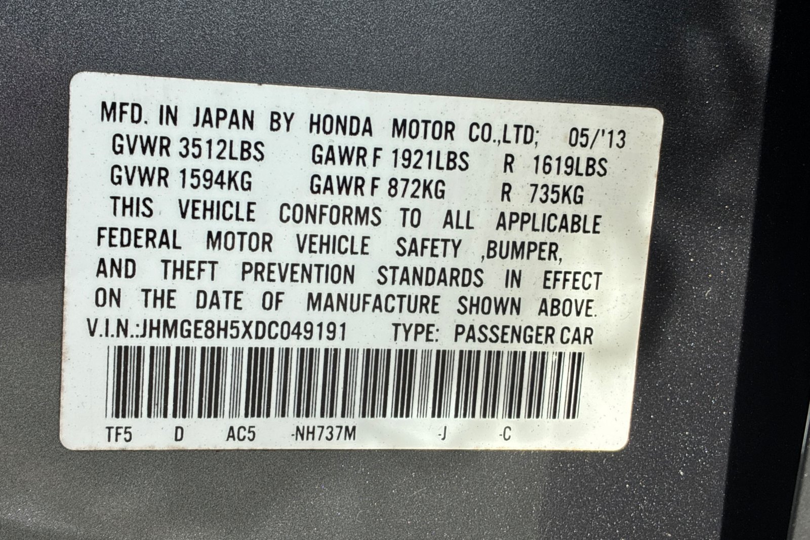 Used 2013 Polished Metal Metallic Honda Sport image 25