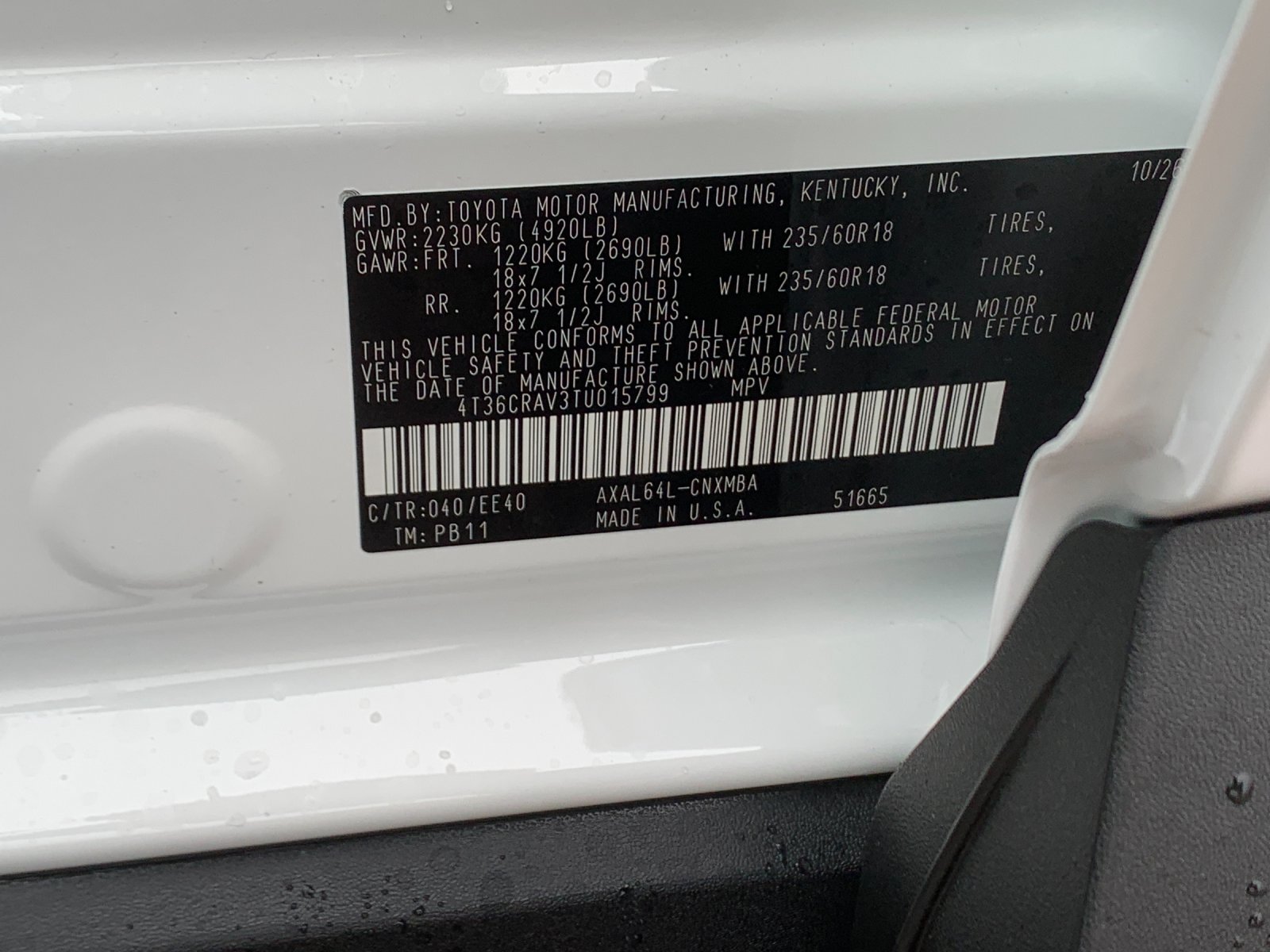 New 2026 White Toyota XLE Premium image 35