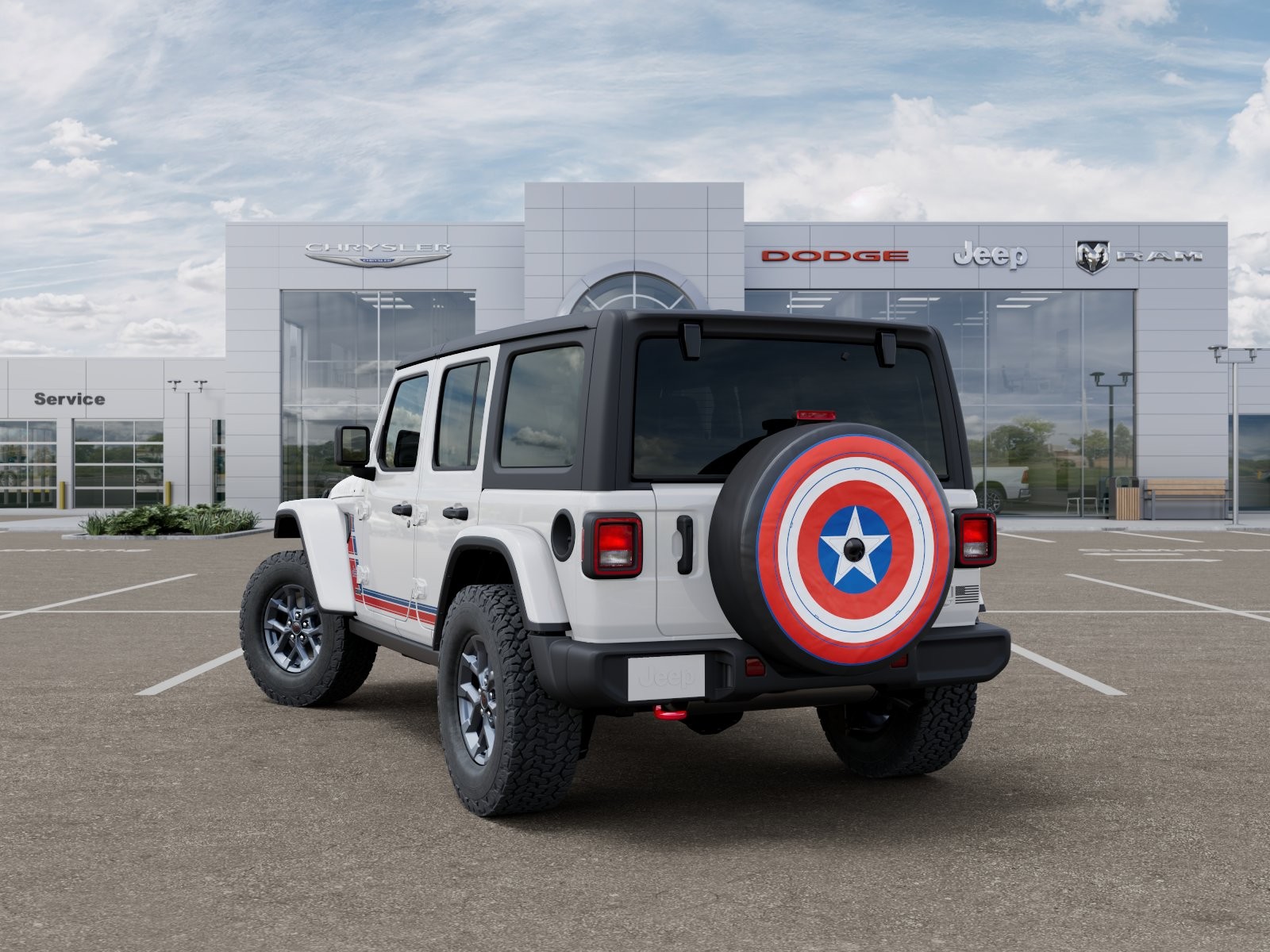 New 2026 White Jeep  image 3