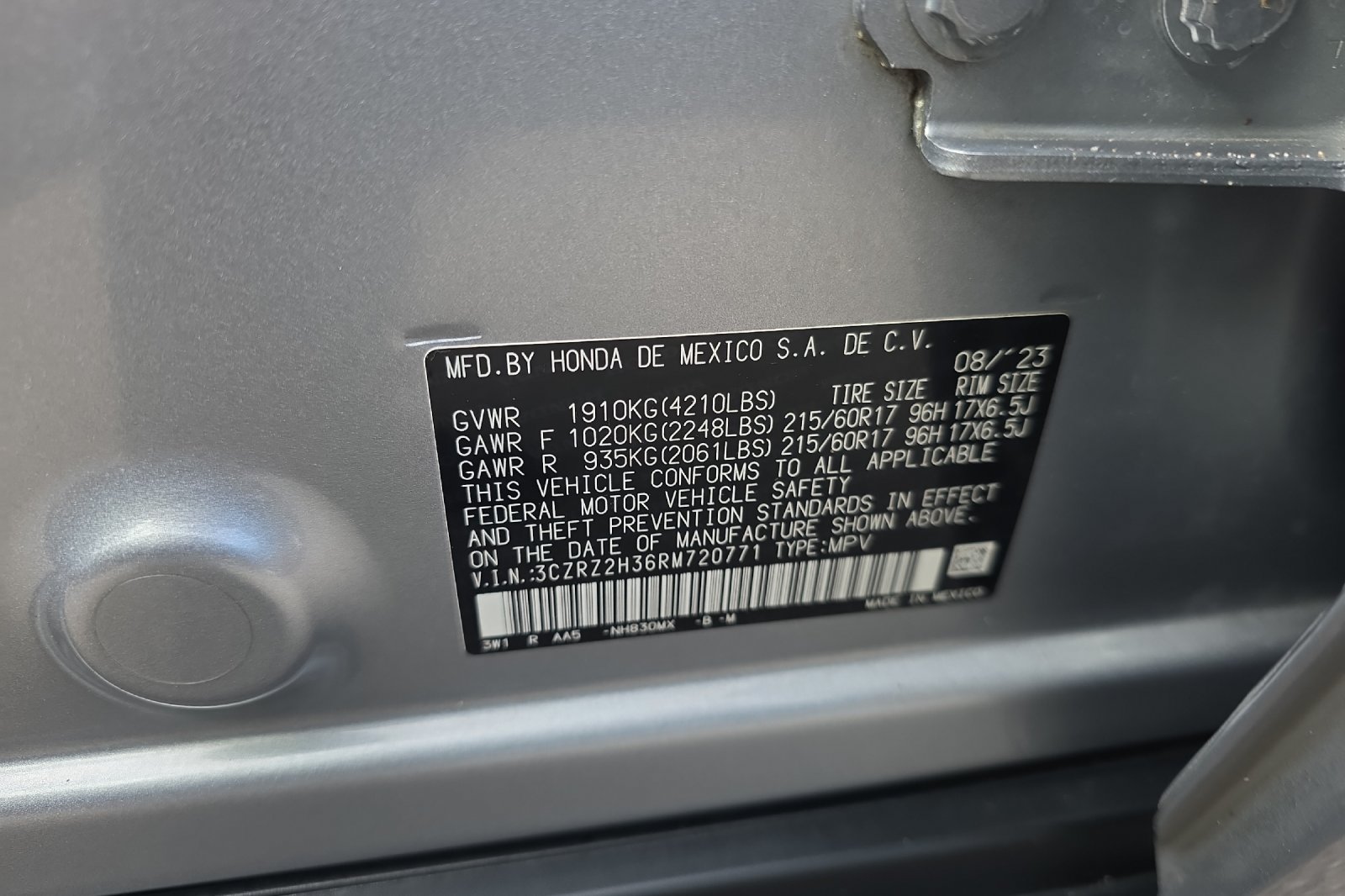 Used 2024 Lunar Silver Metallic Honda LX image 25