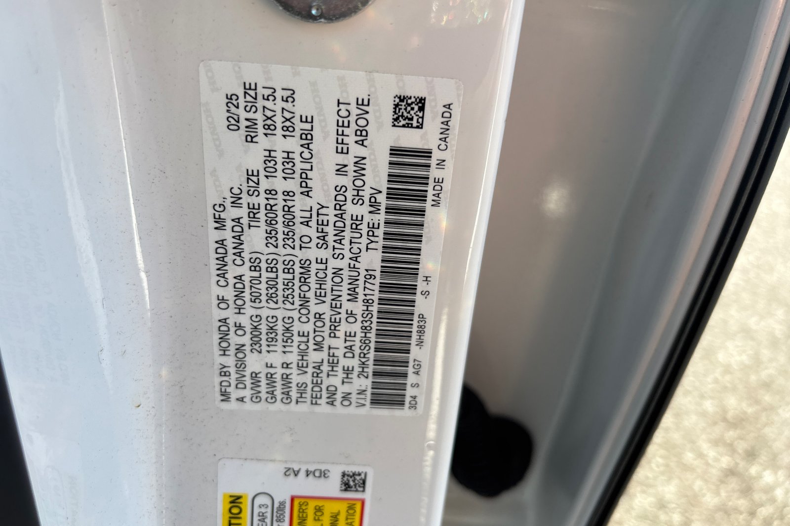 Certified Used 2025 White Honda Sport-L image 9