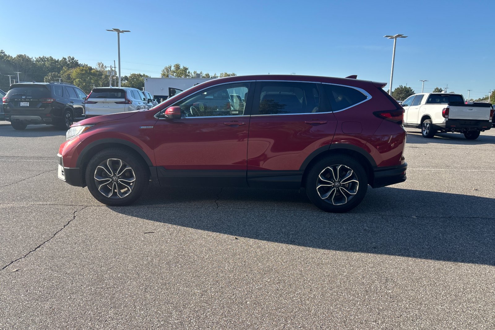 Certified Used 2022 Radiant Red Metallic Honda EX-L image 2