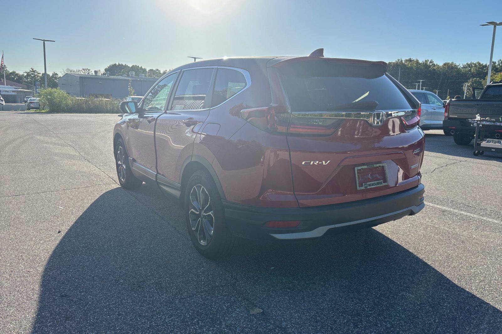Certified Used 2022 Radiant Red Metallic Honda EX-L image 3