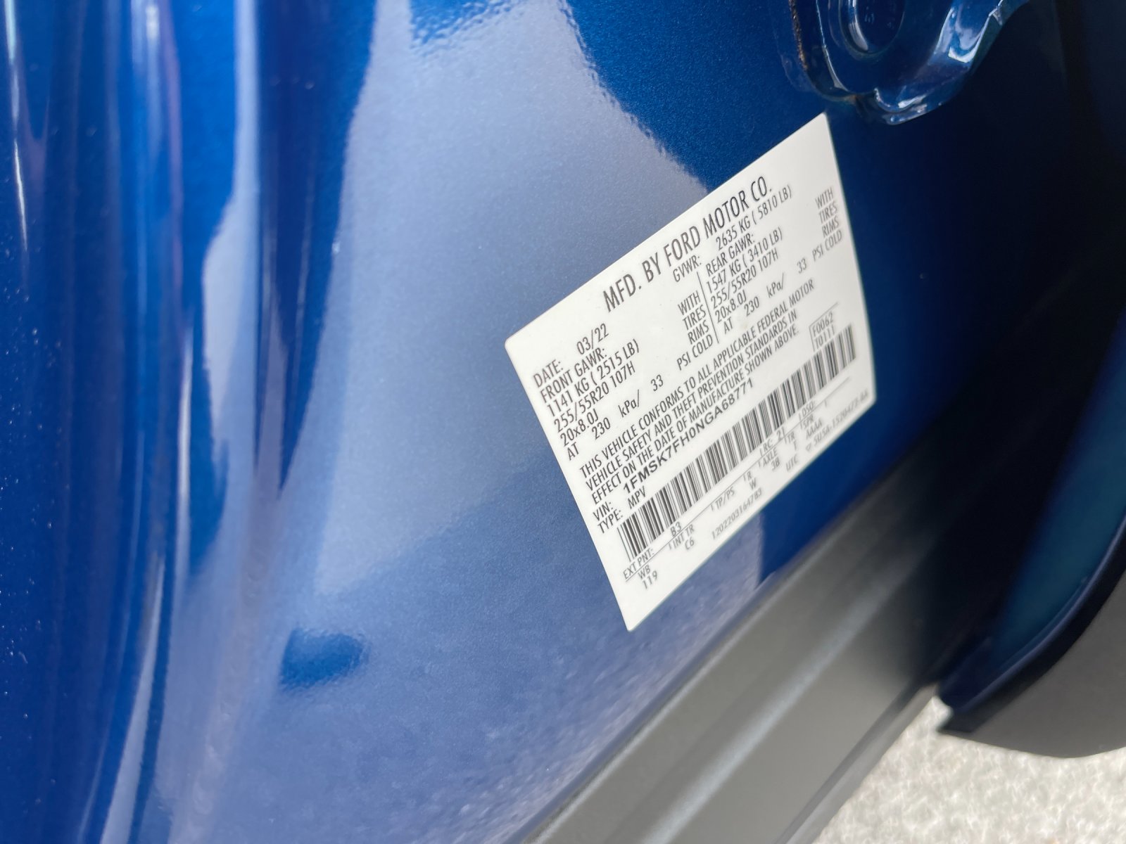 Used 2022 Blue Ford Limited image 36