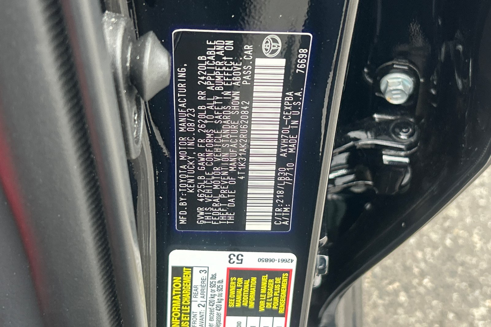 Used 2024 Midnight Black Metallic Toyota XSE image 18