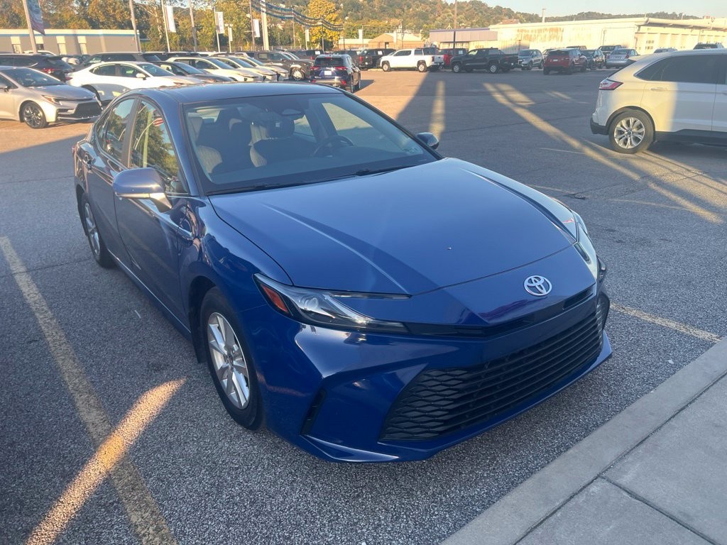 Used 2025 Blue Toyota LE image 4