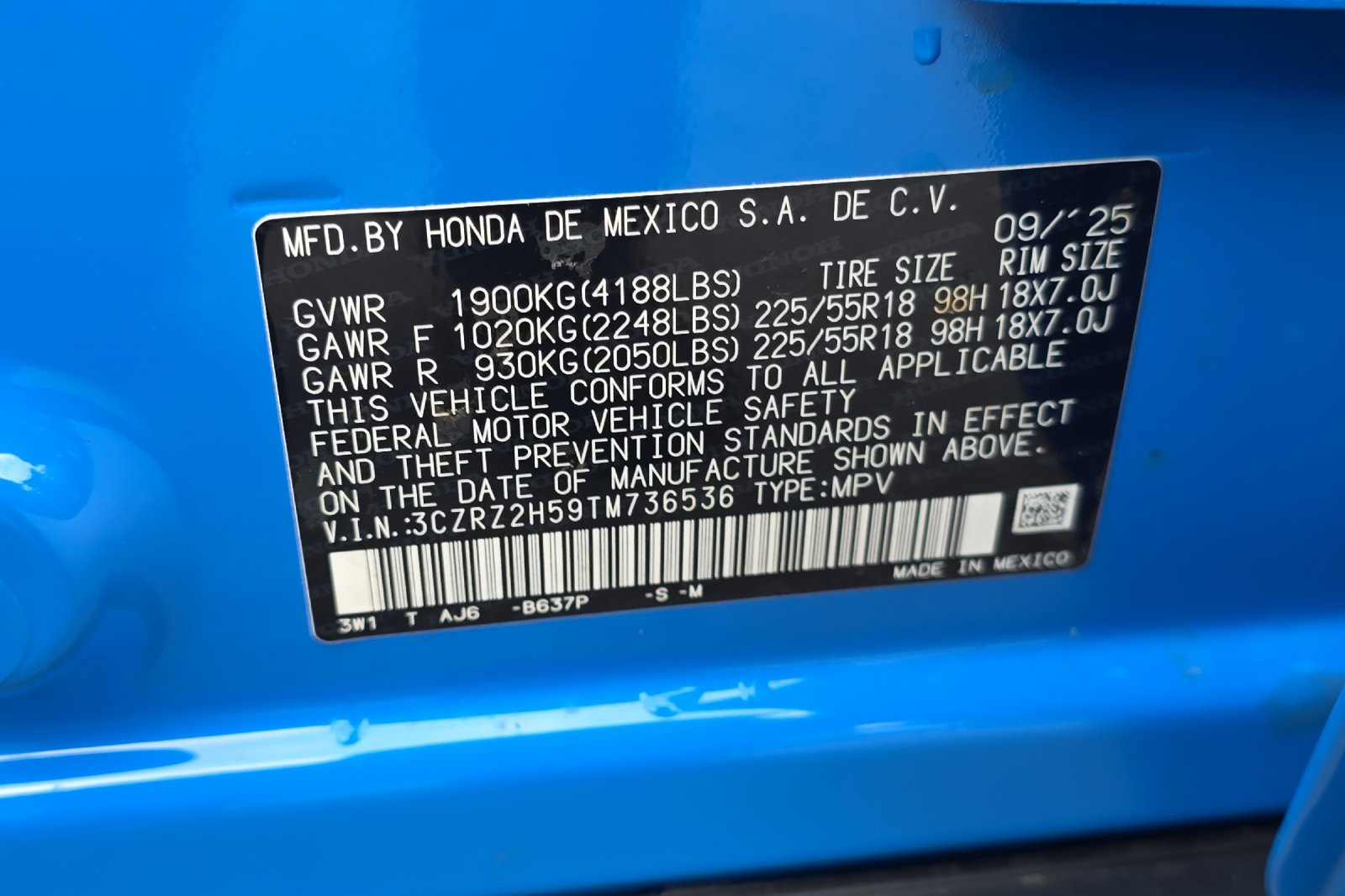 Used 2026 Boost Blue Pearl Honda Sport image 25