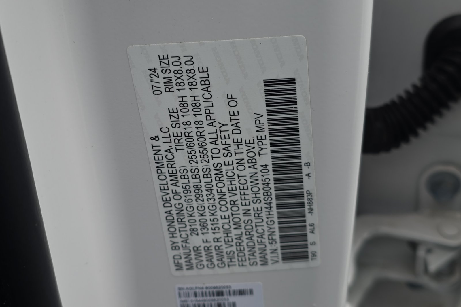 Used 2025 Platinum White Pearl Honda EX-L image 26