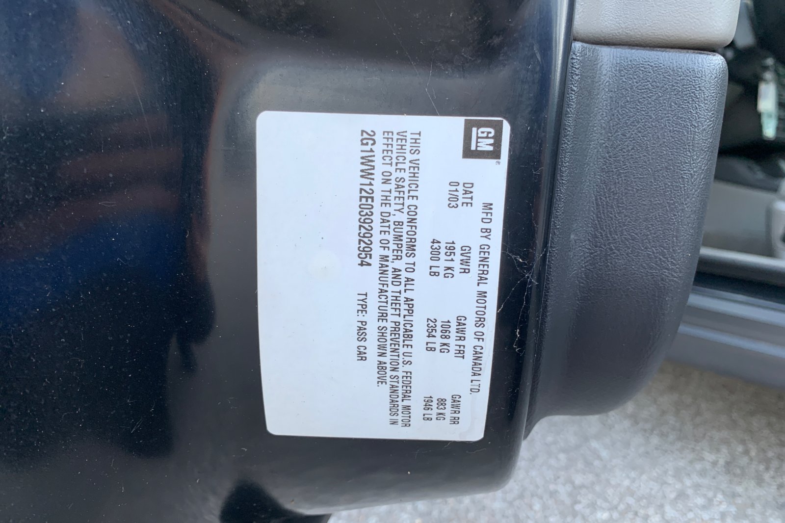 Used 2003 Black Chevrolet LS image 9