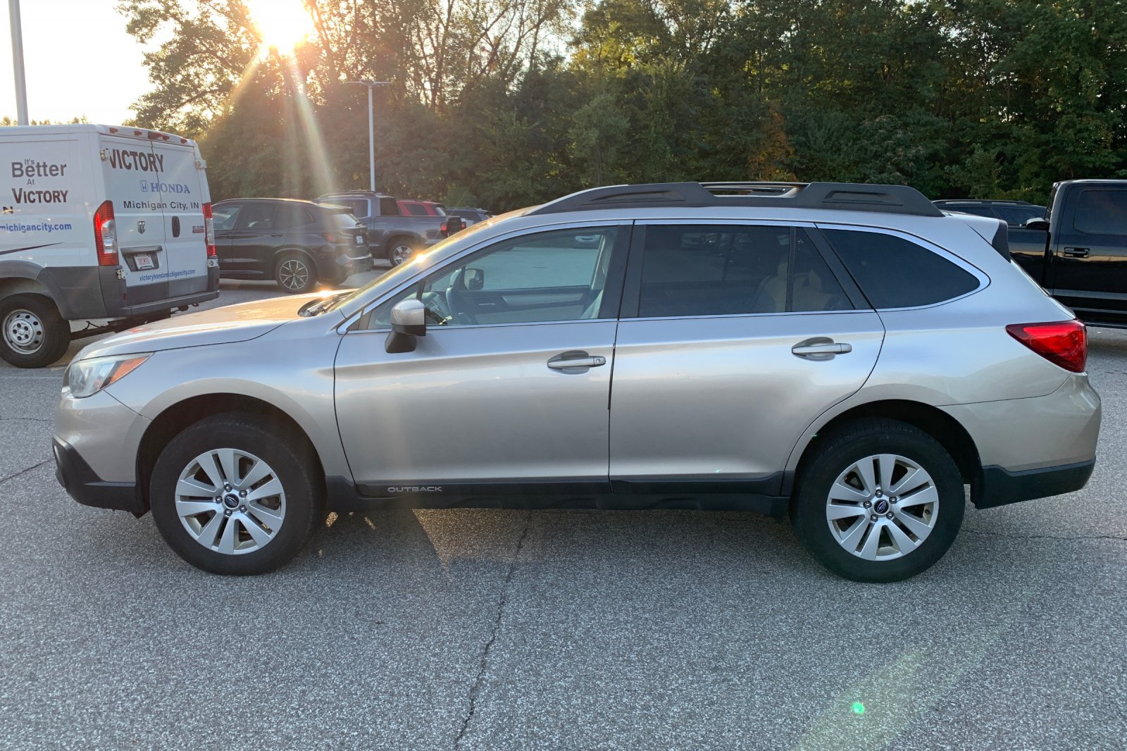 Used 2016 Subaru Outback Premium with VIN 4S4BSACC0G3328814 for sale in Michigan City, IN