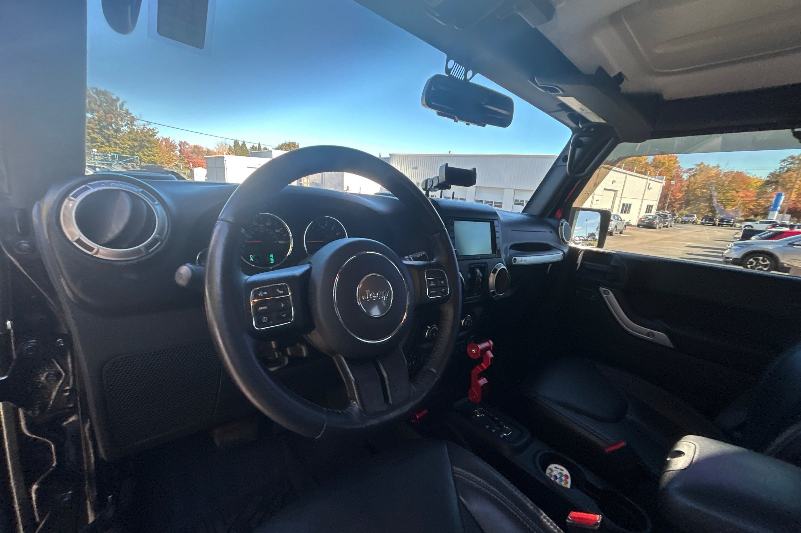 Used 2016 Black Clearcoat Jeep Unlimited Sahara image 9
