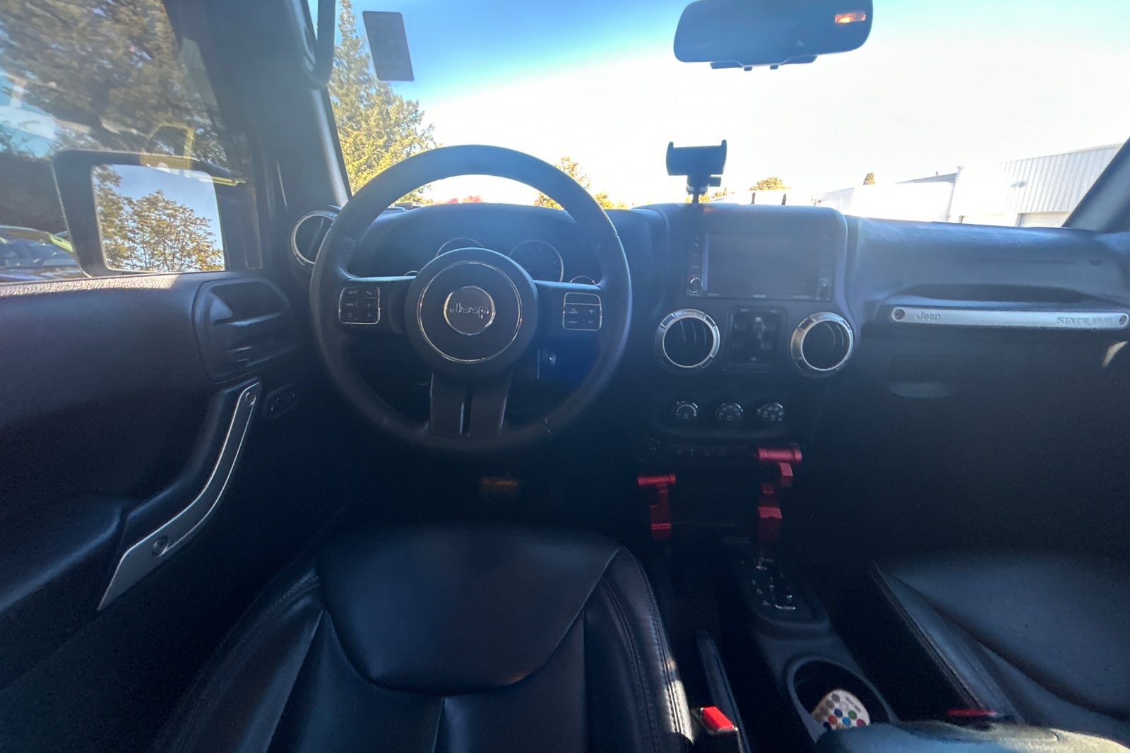 Used 2016 Black Clearcoat Jeep Unlimited Sahara image 14
