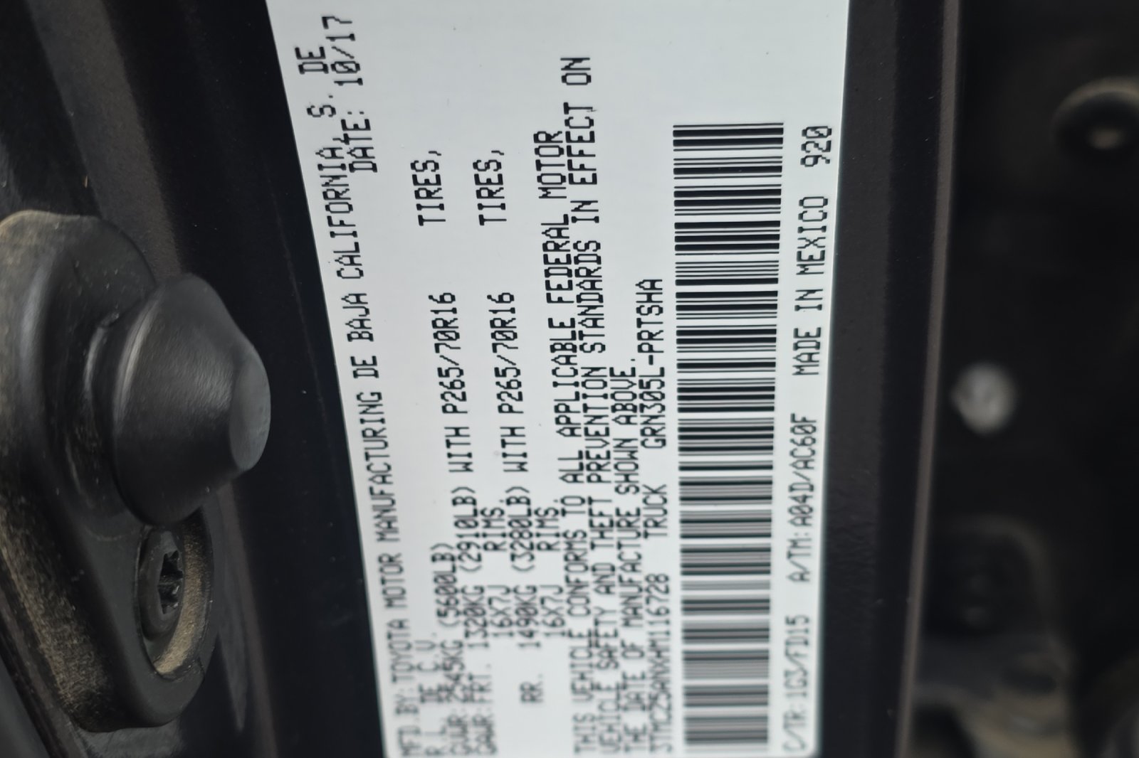 Used 2017 Magnetic Gray Metallic Toyota TRD Off-Road image 24