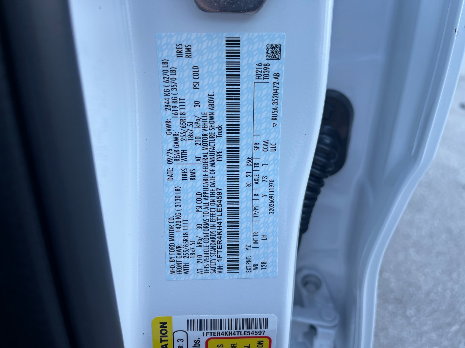 New 2026 Oxford White Ford Lariat® image 31
