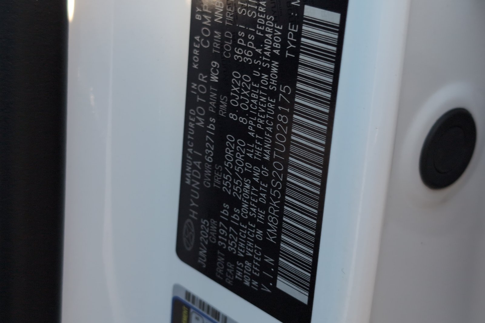 Used 2026 White Hyundai Limited image 32