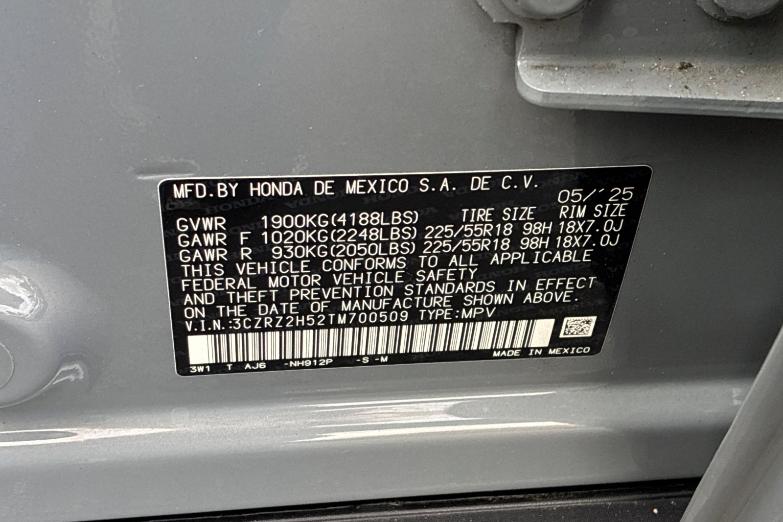 Used 2026 Urban Gray Pearl Honda Sport image 45