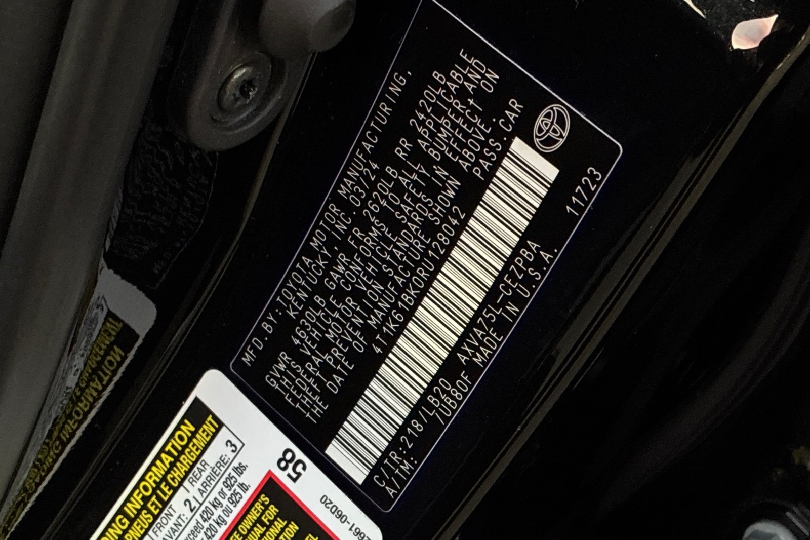 Used 2024 Midnight Black Metallic Toyota XSE image 46