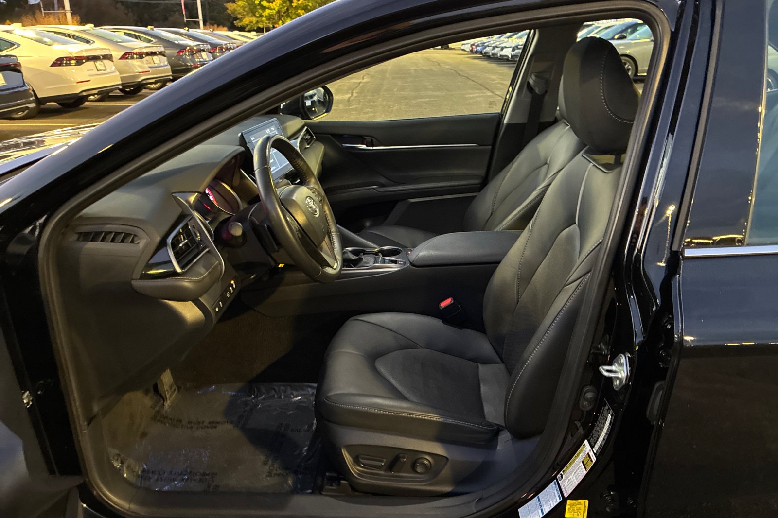 Used 2024 Midnight Black Metallic Toyota XSE image 11