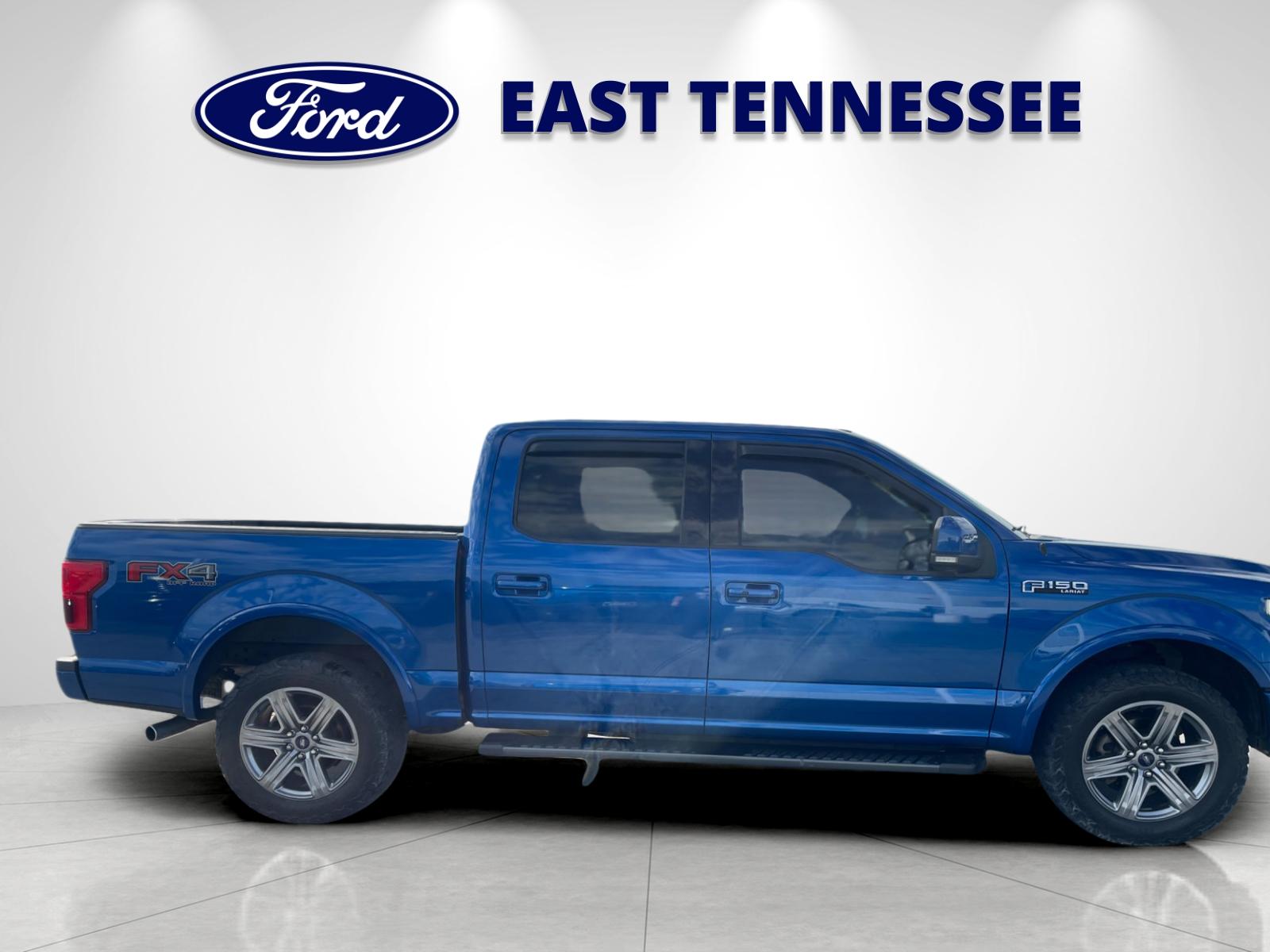 Used 2018 Lightning Blue Ford Lariat image 2