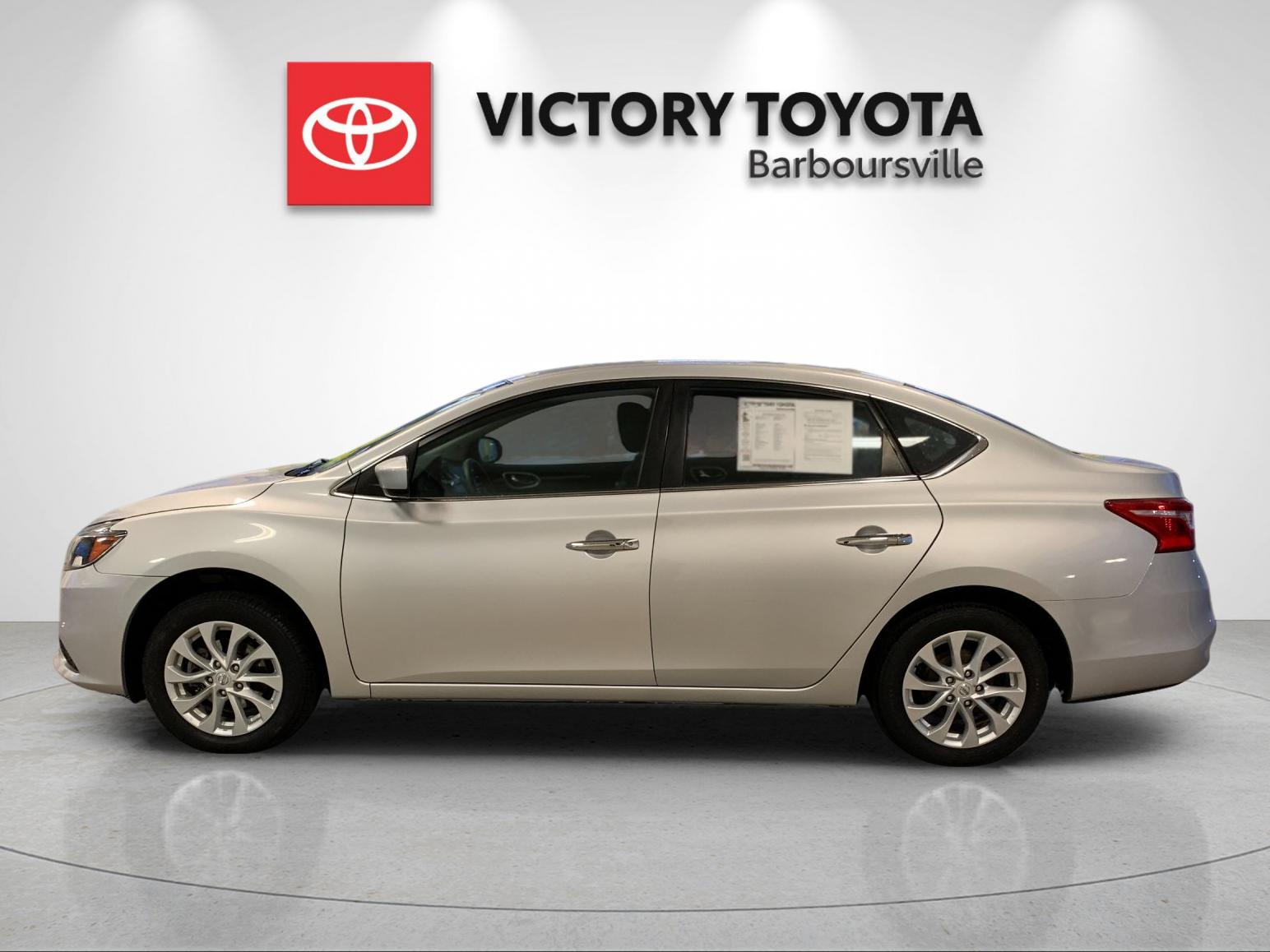 Used 2019 Nissan Sentra SV with VIN 3N1AB7AP6KL615230 for sale in Barboursville, WV