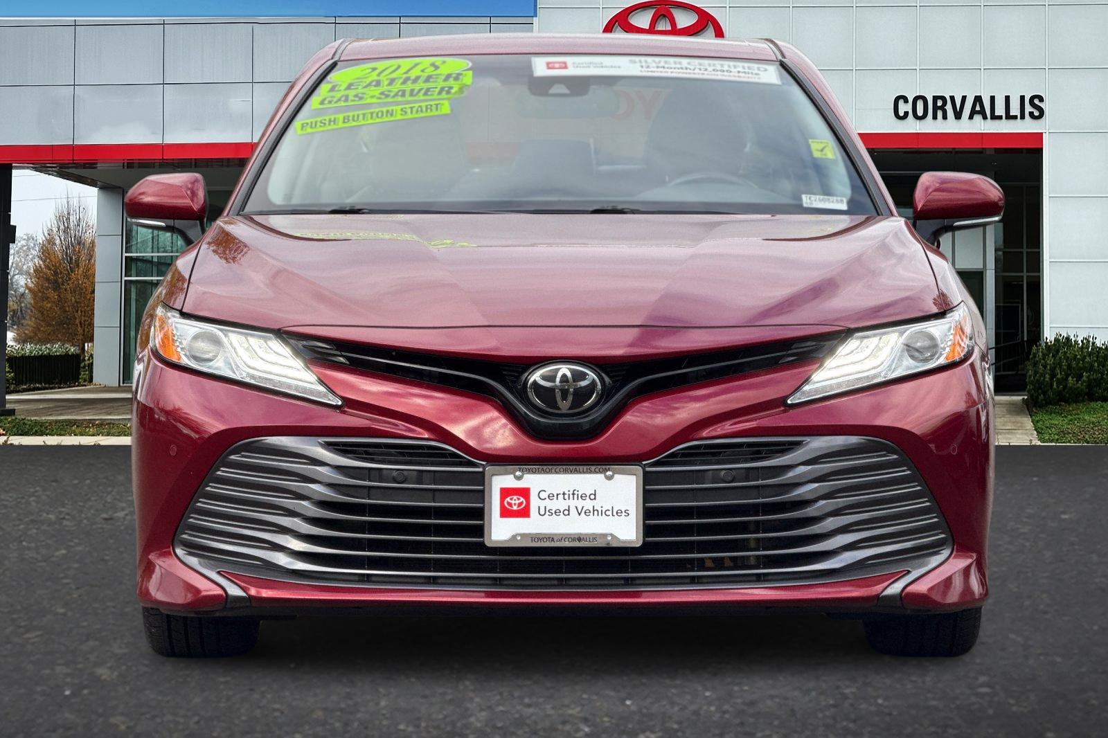 Certified Used 2018 Ruby Flare Pearl Toyota XLE image 9