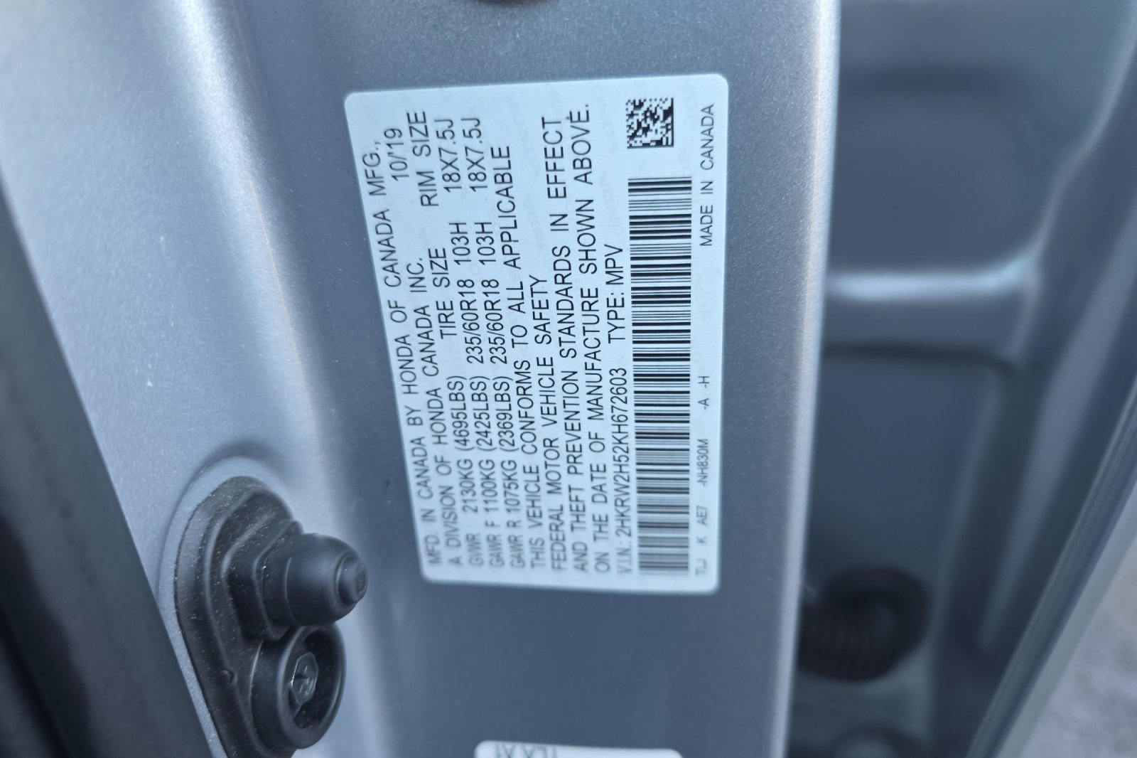 Used 2019 Lunar Silver Metallic Honda EX image 26