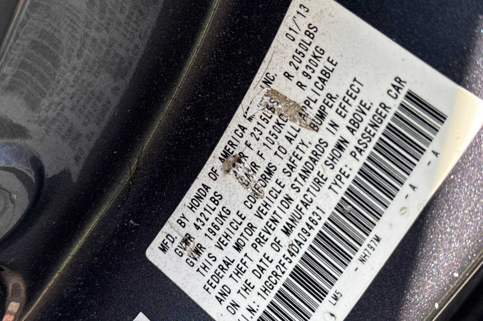 Used 2013 Modern Steel Metallic Honda Sport image 12