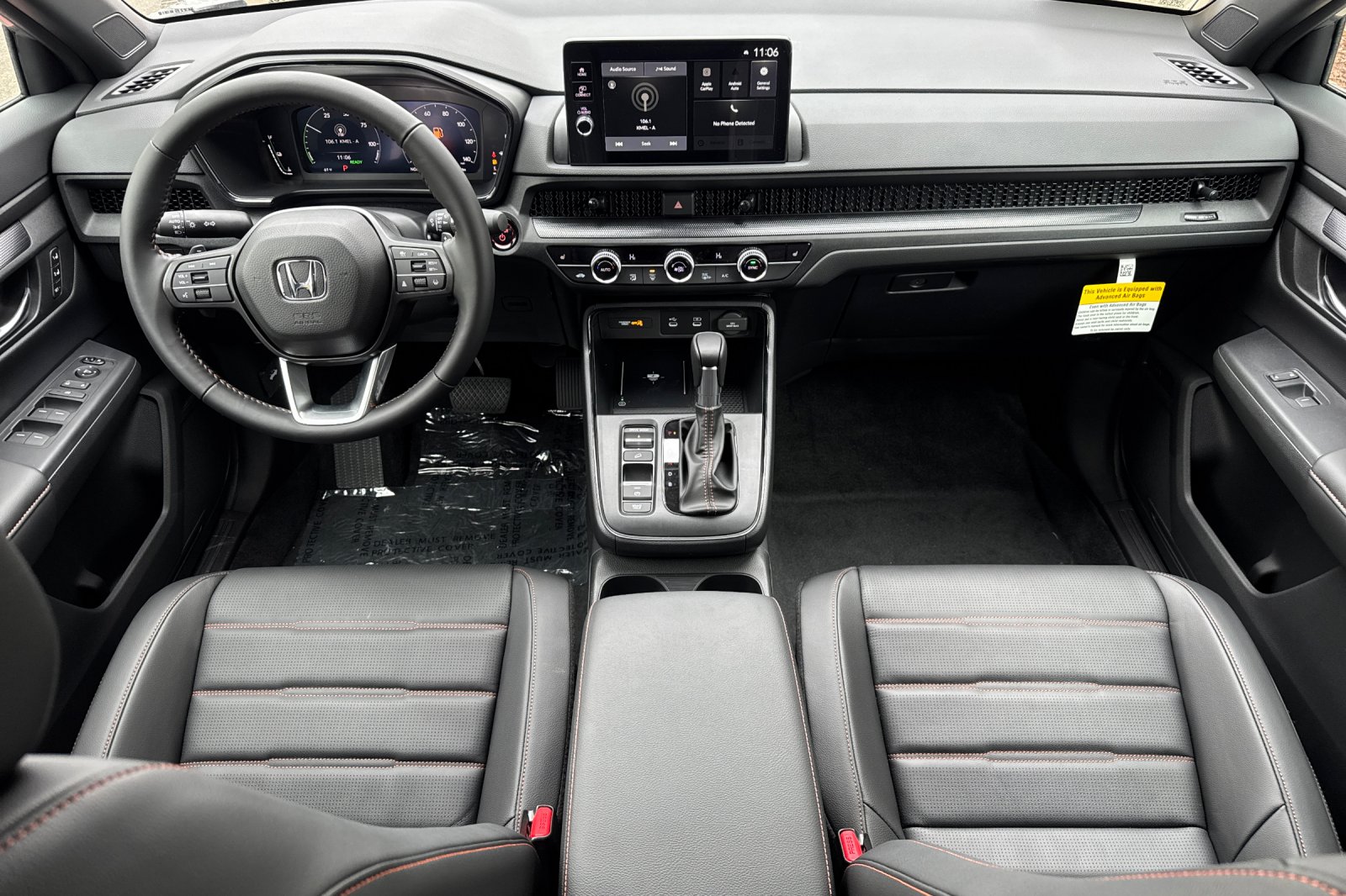 New 2027 Crystal Black Pearl Honda Sport-L Hybrid AWD image 14