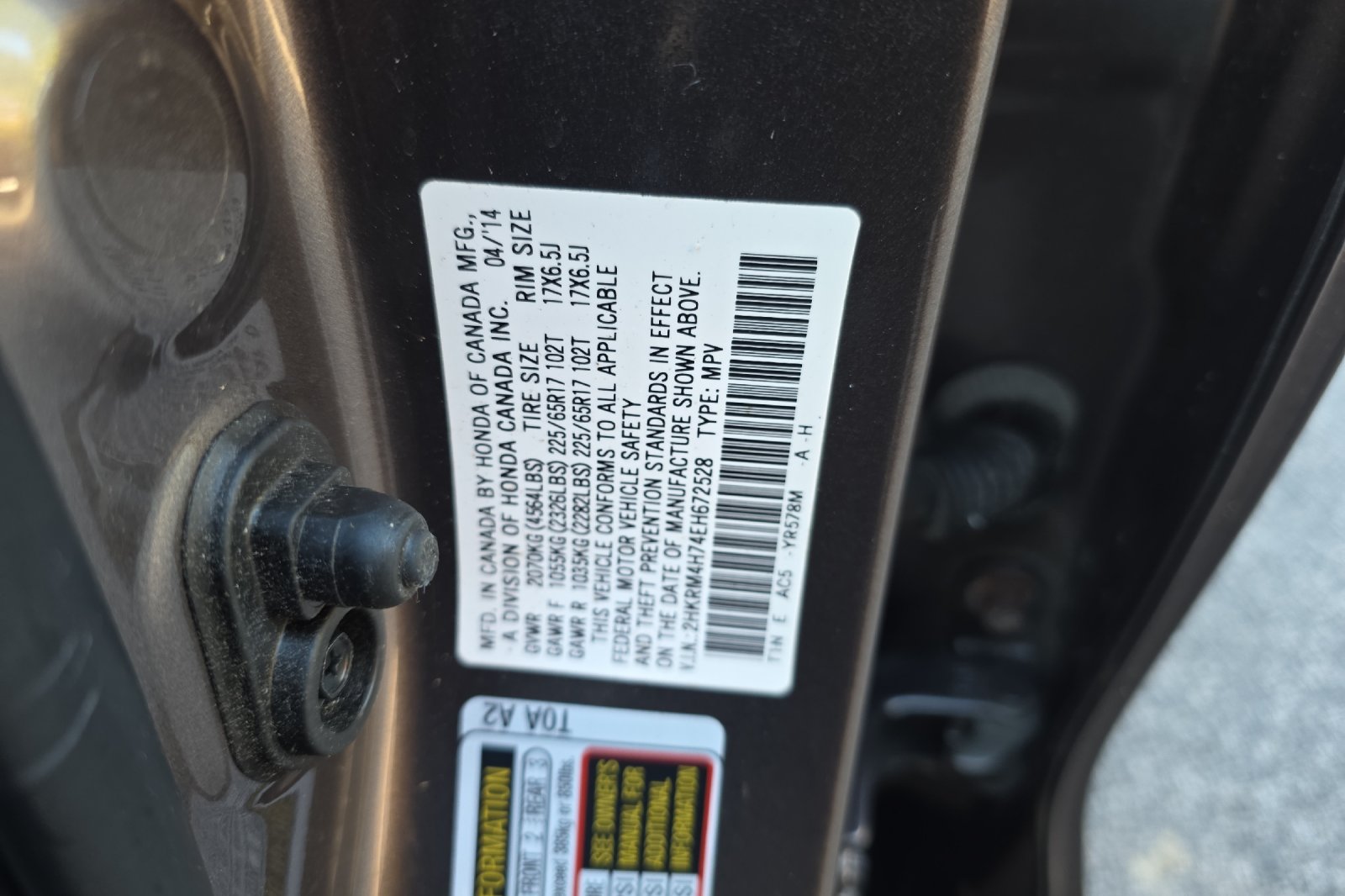 Used 2014 Urban Titanium Metallic Honda EX-L image 26