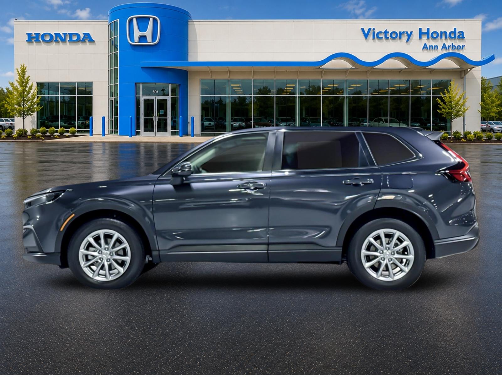 New 2027 Meteorite Gray Metallic Honda EX AWD image 8