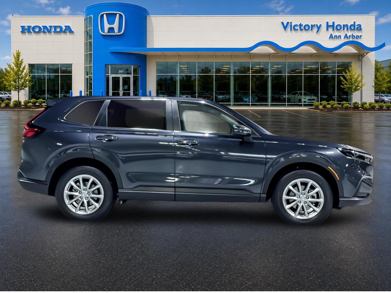 New 2027 Meteorite Gray Metallic Honda EX AWD image 4