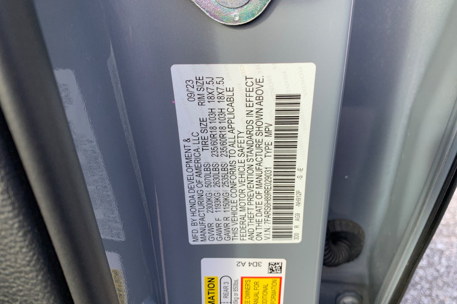 Certified Used 2024 Gray Honda Sport-L image 9