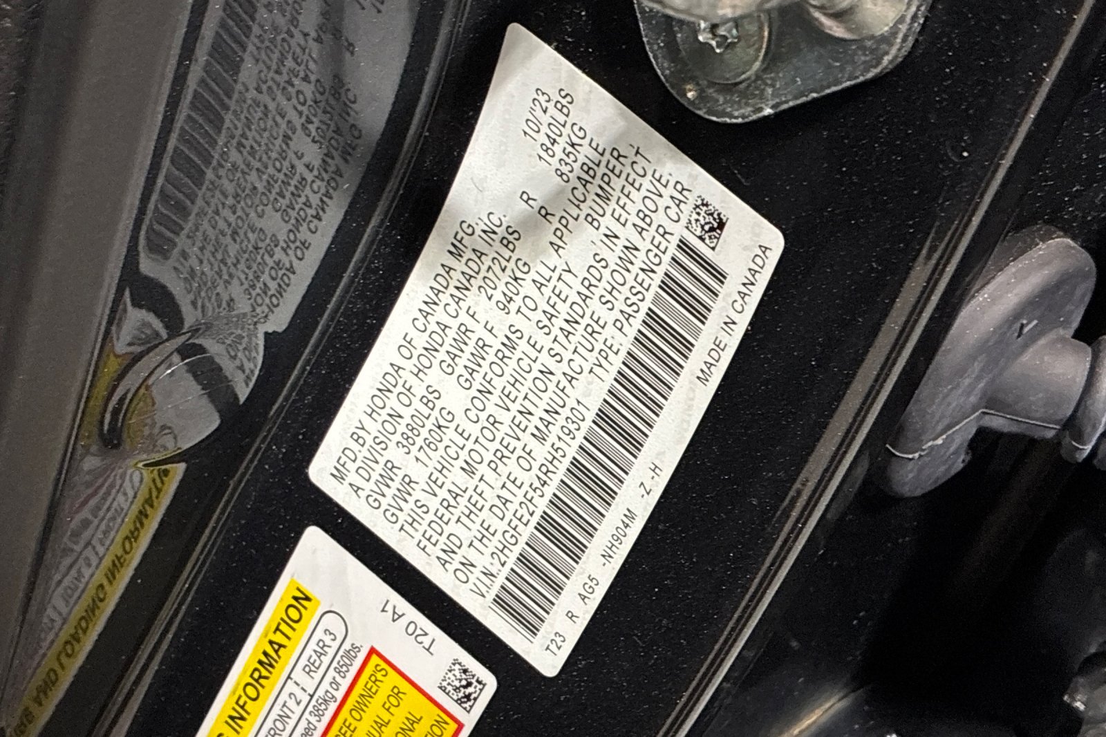Used 2024 Meteorite Gray Metallic Honda Sport image 43