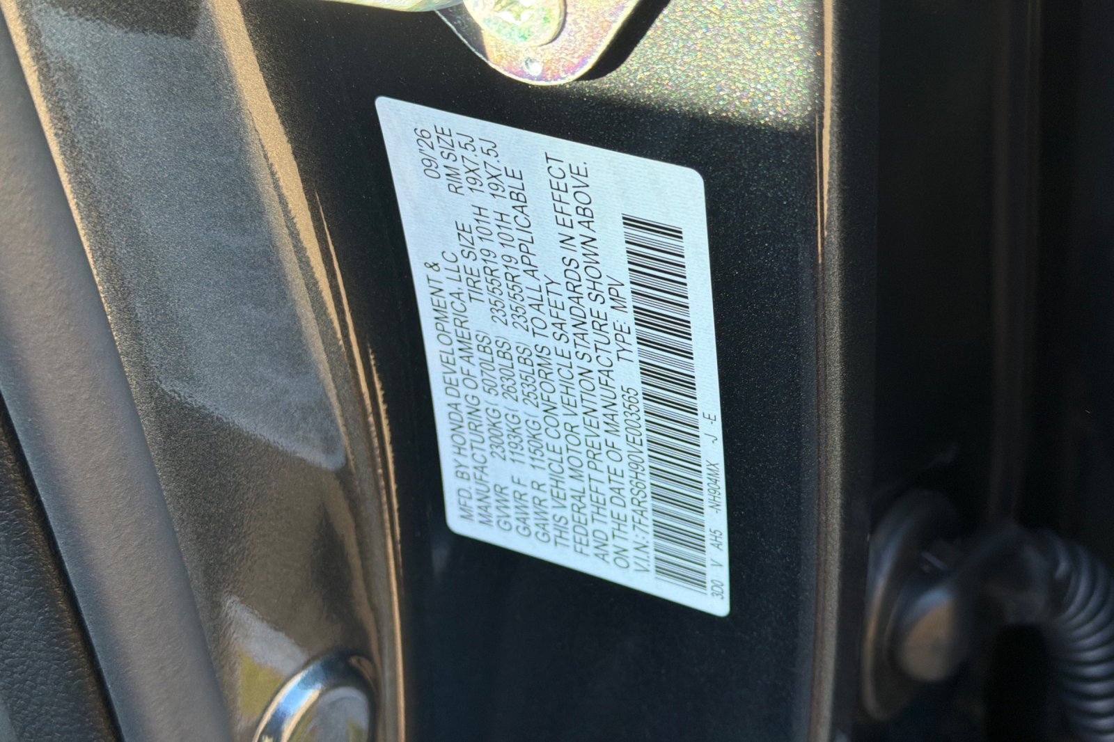 New 2027 Meteorite Gray Metallic Honda Sport Touring image 35