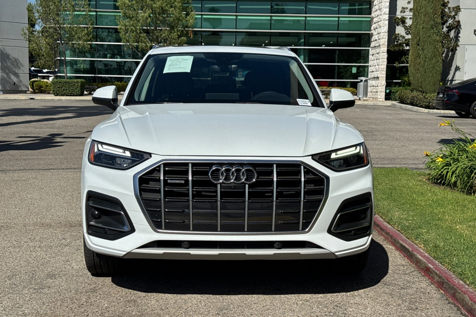 Used 2021 Glacier White Audi 45 Premium Plus image 3