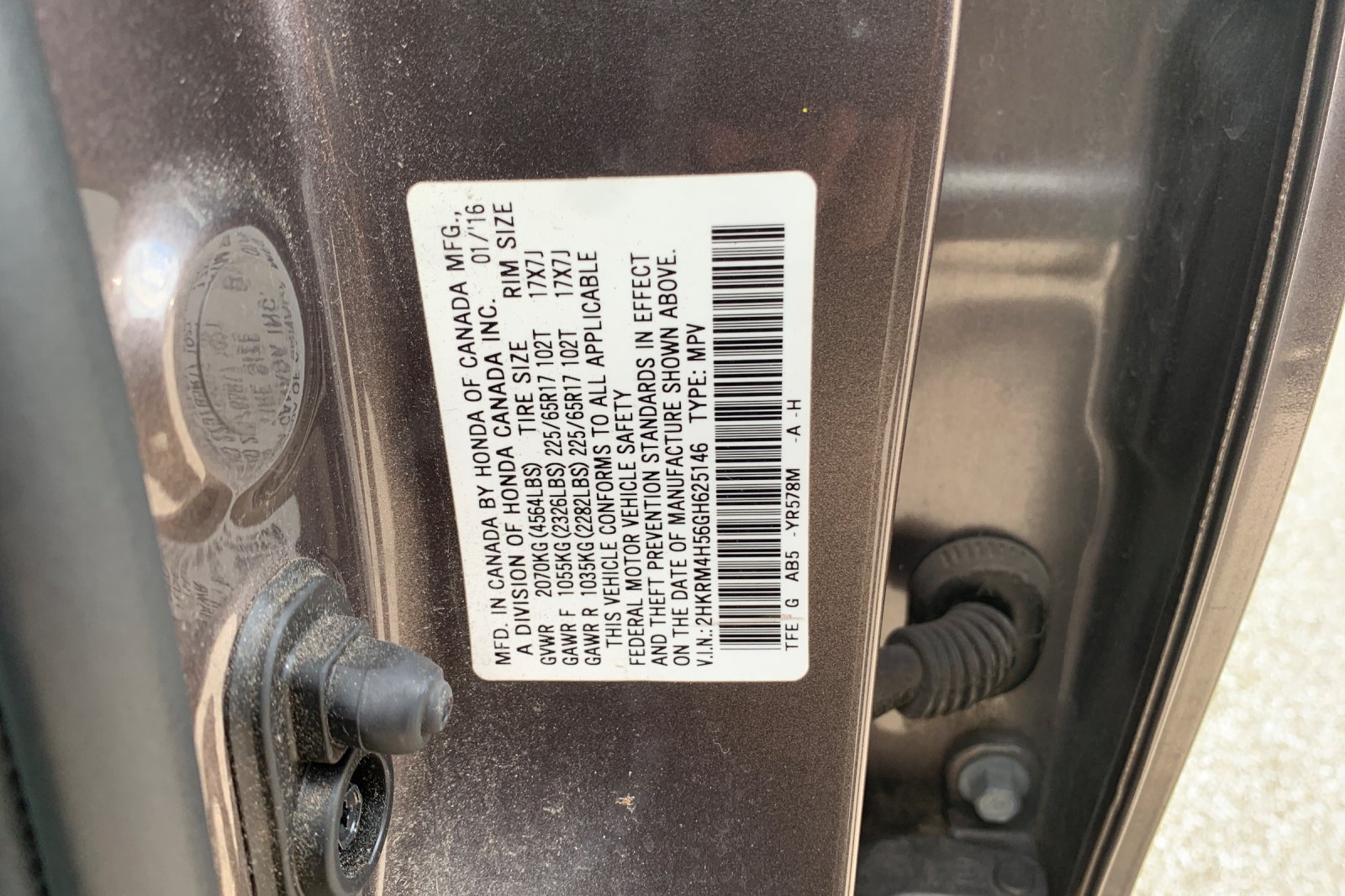 Certified Used 2016 Brown Honda EX image 9