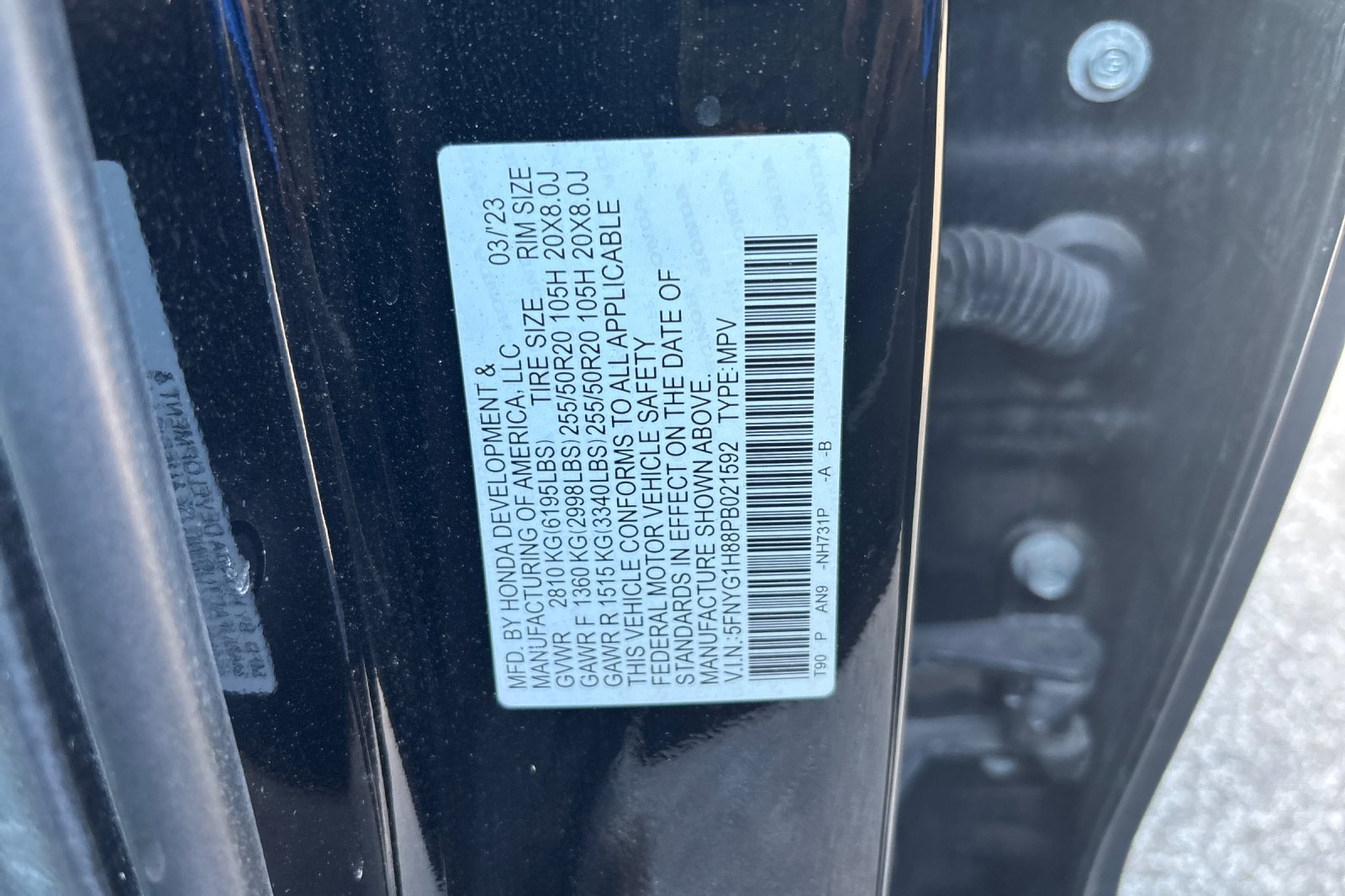 Certified Used 2023 Black Honda Elite image 9