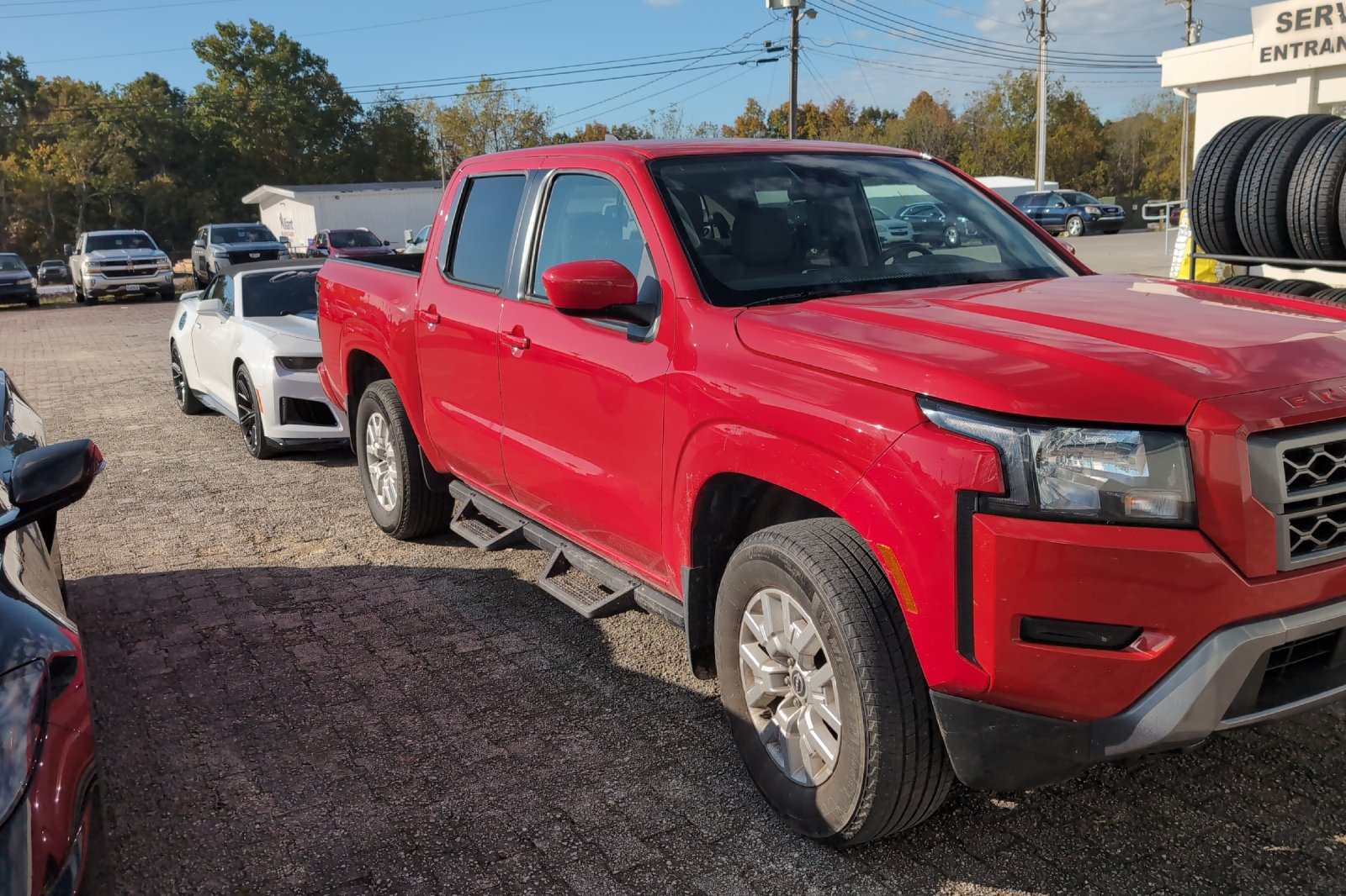 Used 2022 Red Nissan SV image 2