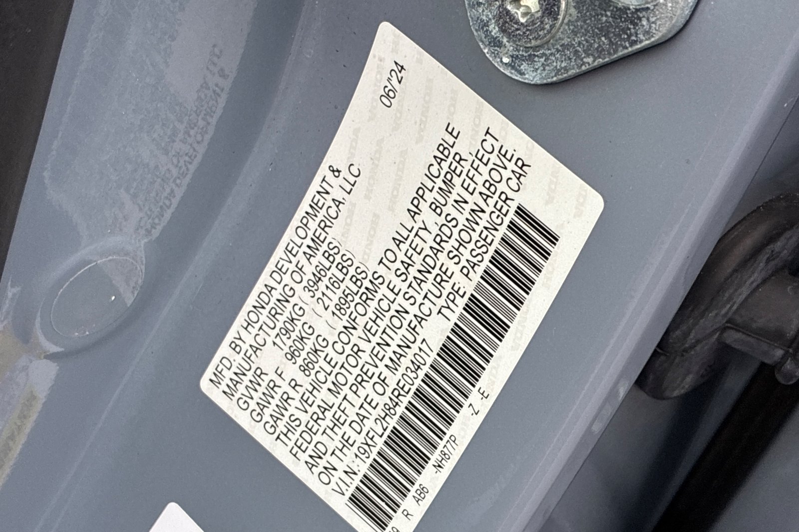 Used 2024 Meteorite Gray Metallic Honda Sport image 43