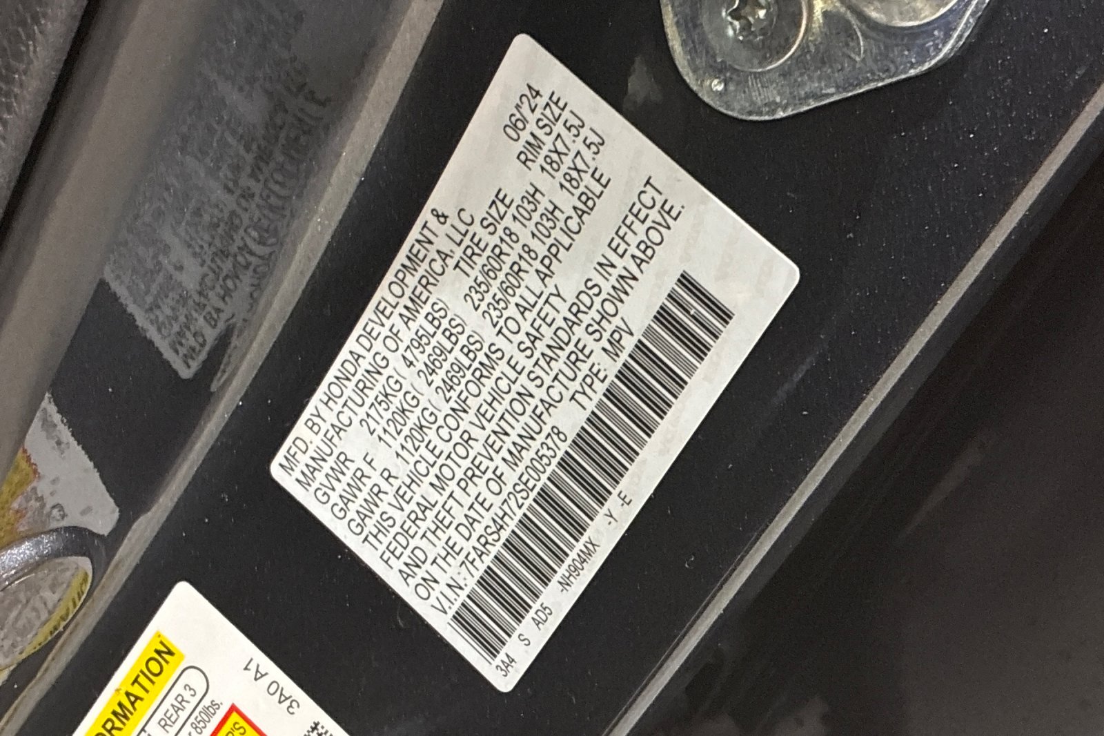 Used 2025 Meteorite Gray Metallic Honda EX-L image 46
