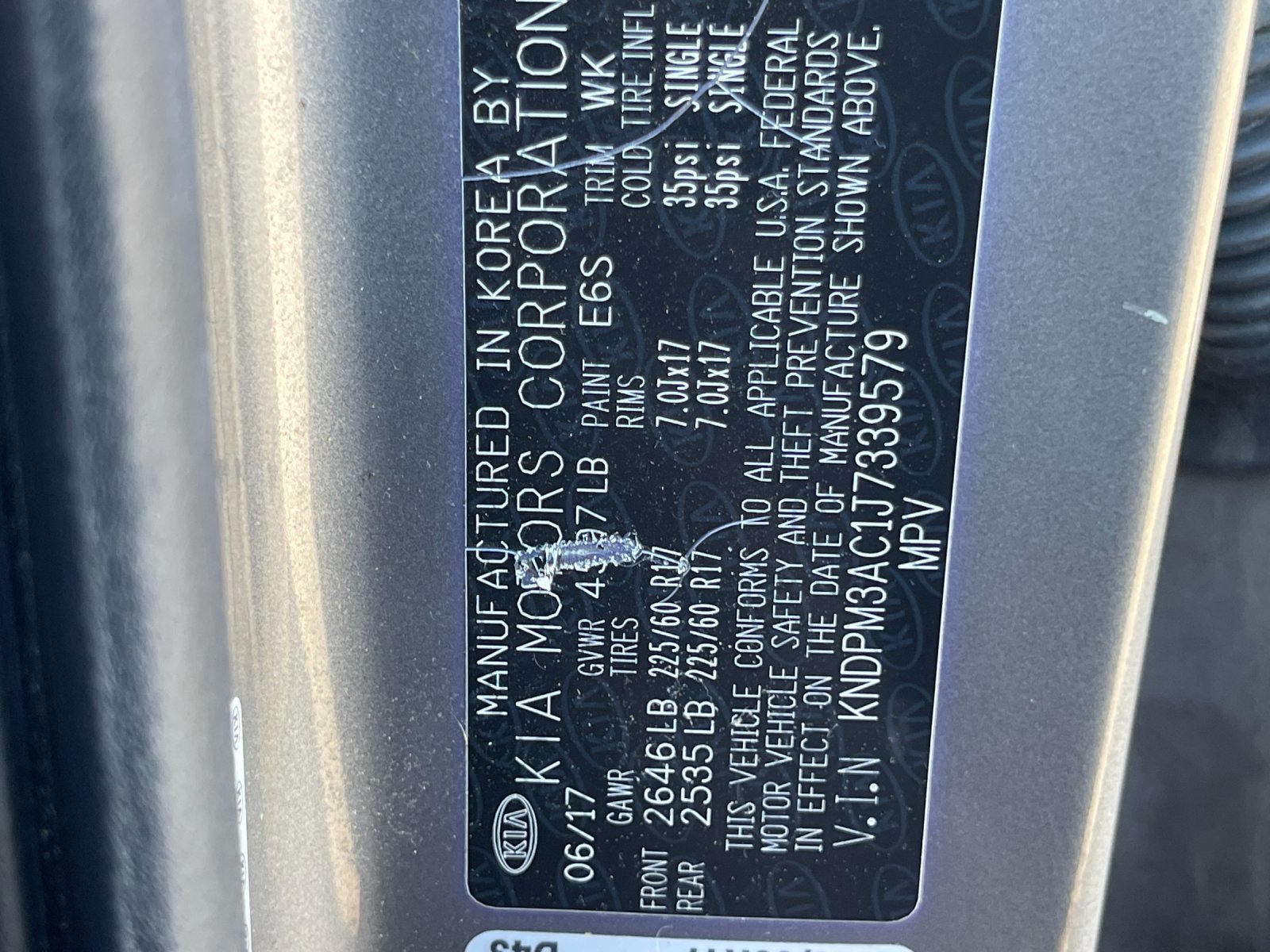 Used 2018 Mineral Silver Kia LX image 32