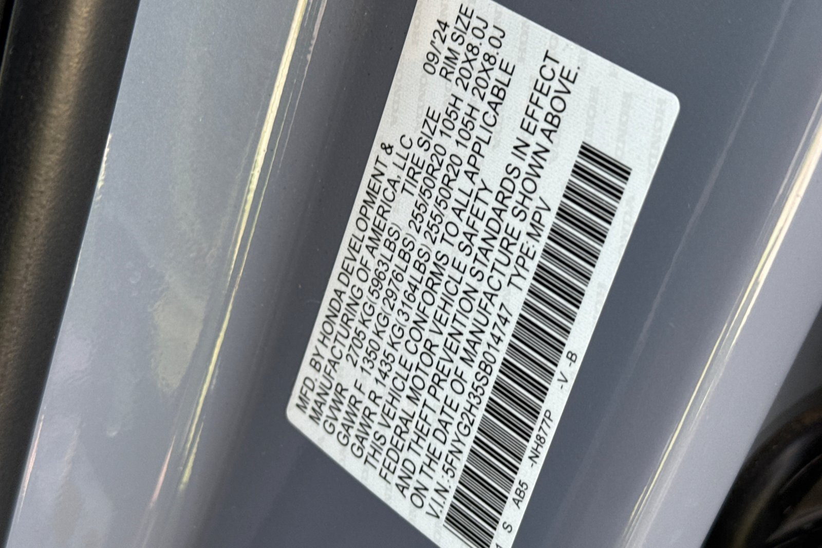 Certified Used 2025 Sonic Gray Pearl Honda Sport image 12