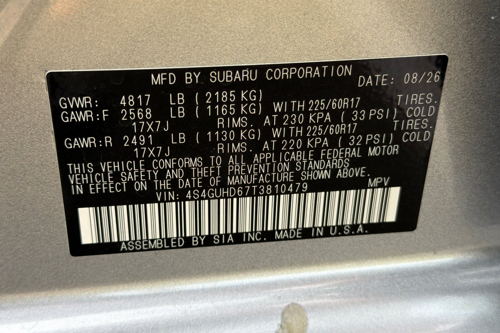Certified Used 2026 Ice Silver Metallic Subaru Premium image 28