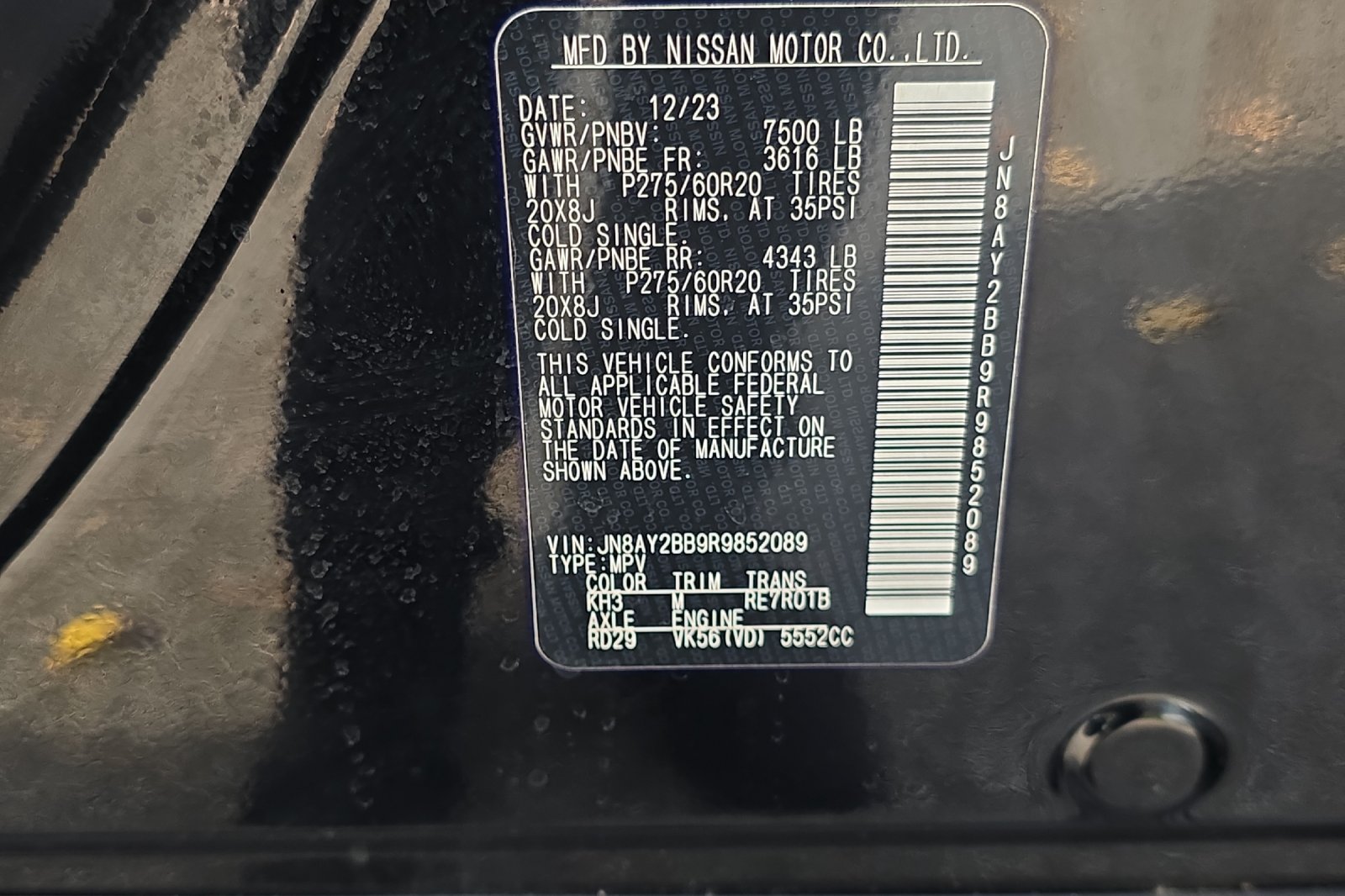 Used 2024 Super Black Nissan SL image 27