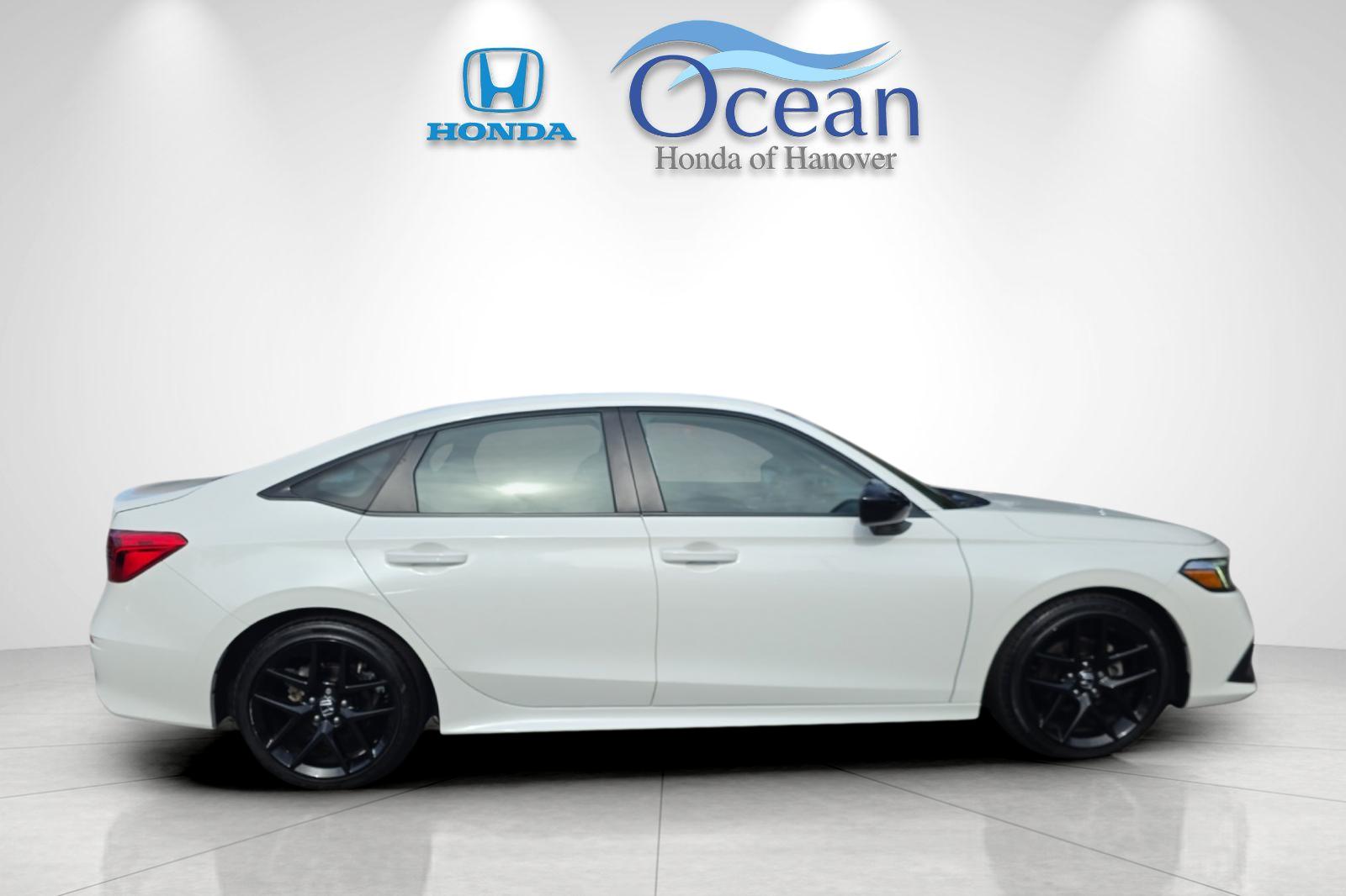 Used 2024 Platinum White Pearl Honda Sport image 2