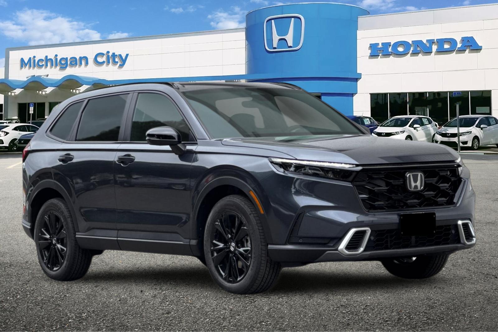 New 2027 Meteorite Gray Metallic Honda Sport Touring Hybrid AWD image 7