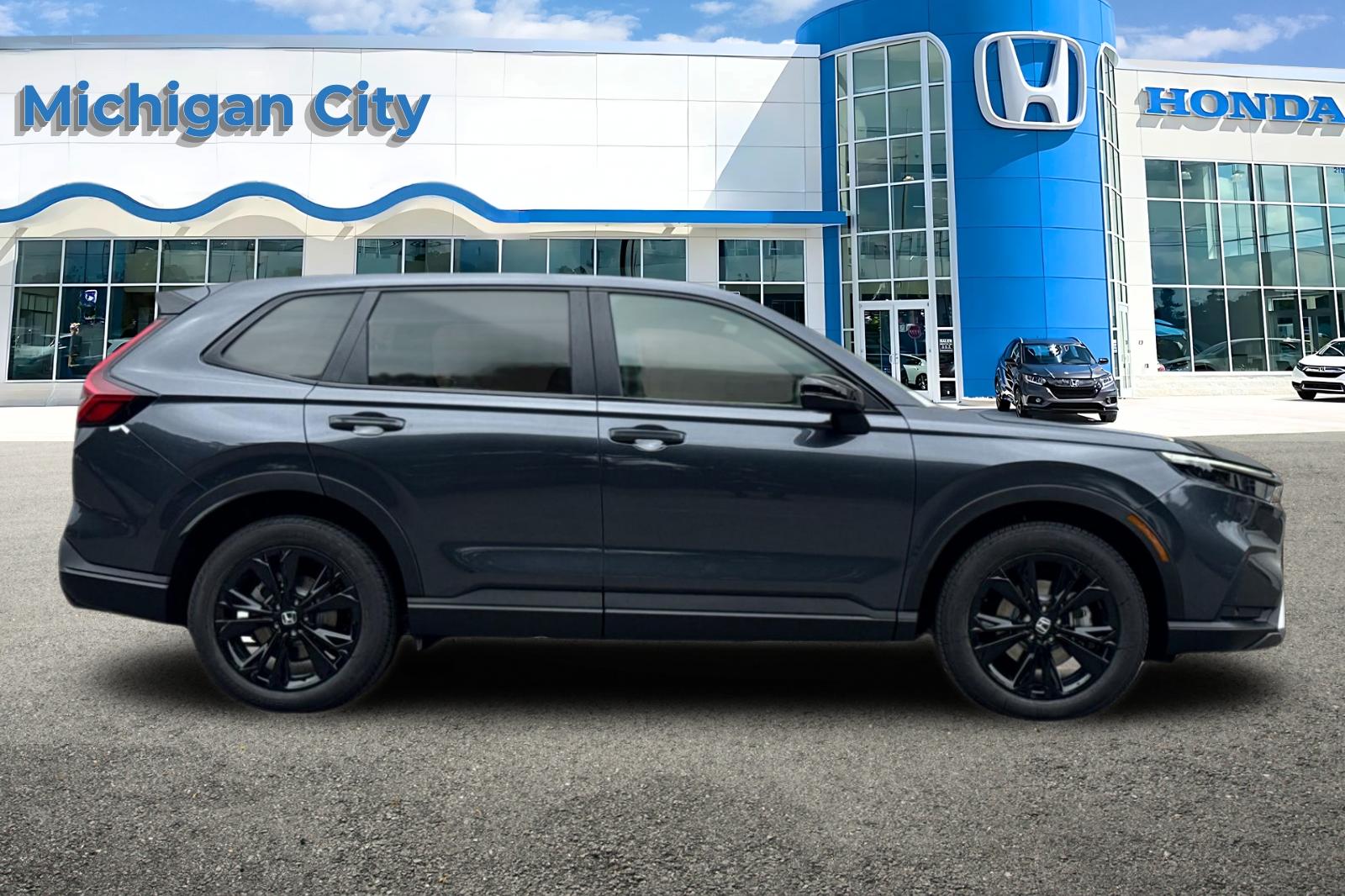 New 2027 Meteorite Gray Metallic Honda Sport Touring Hybrid AWD image 6