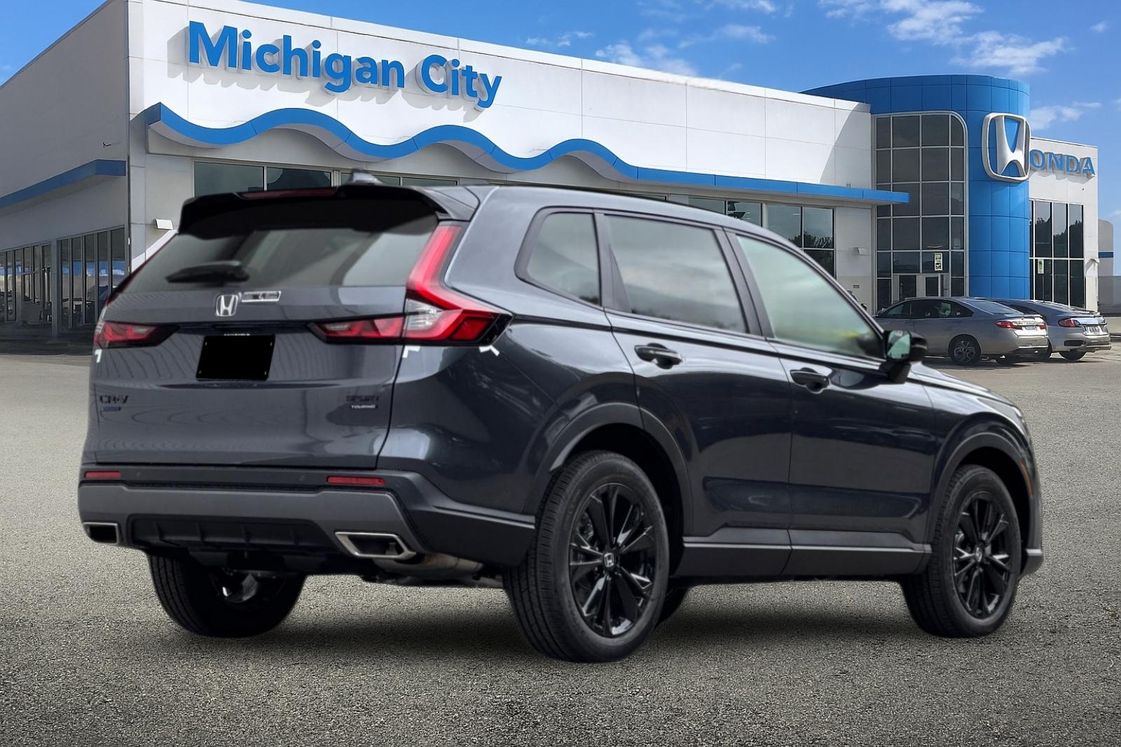 New 2027 Meteorite Gray Metallic Honda Sport Touring Hybrid AWD image 5