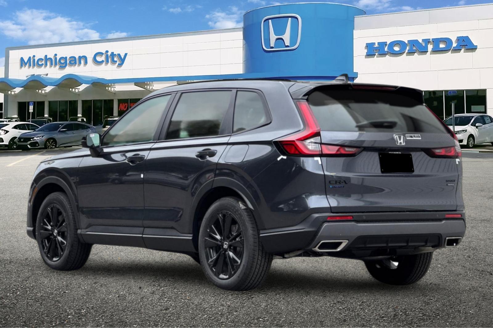 New 2027 Meteorite Gray Metallic Honda Sport Touring Hybrid AWD image 3